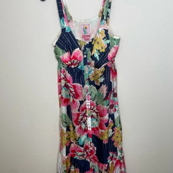 Johnny Was Silk Dress - Picture 6 of 6